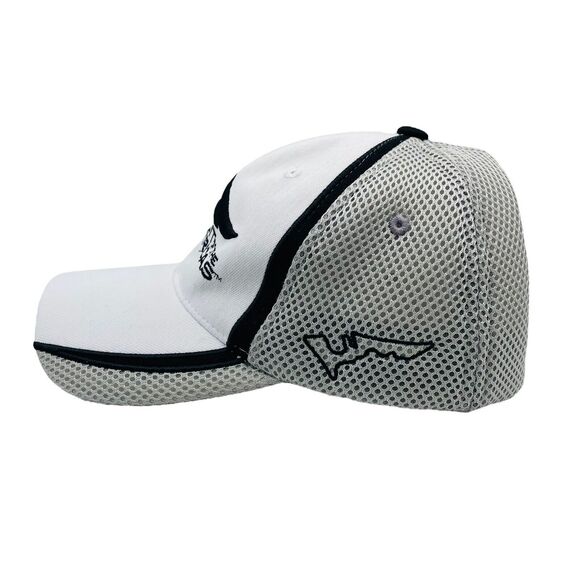 Circuit of the Americas Hat Austin TX USA Cap White Black Gray L/XL Stretch Fit - Picture 5 of 8